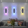 Modern LED Wall Light Up Down Lighting Cube Sconce Lamp Fixture Mount Indoor Butterfly Room Bedroom Hotel Lighting Decoration