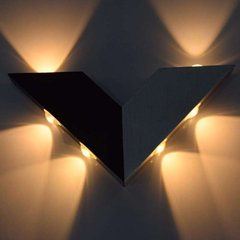 Hot sale factory direct night light V shape wall lamp in low price indoor lighting led