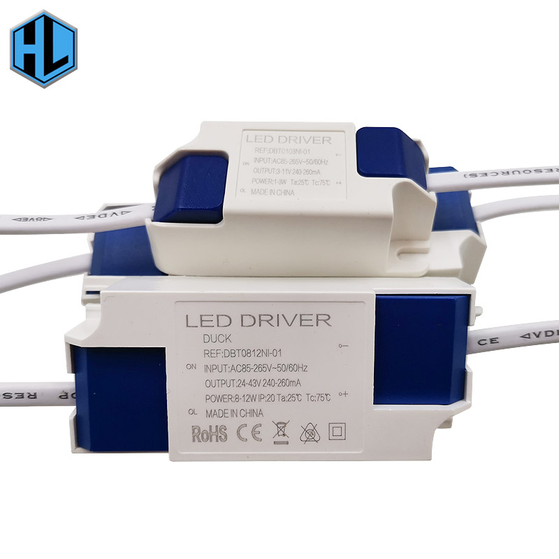 High Quality Dimmable 3W 5W 7W 8-10W 15W 15-24W Power Supply LED Driver Adapter Transformer 300mA For LED Downlight 85-265V