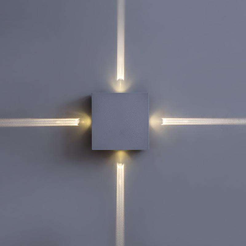 LED Indoor Wall Lamp Wall-mounted Aluminum Barber Shop Wall Lamp Living Room High Quality Cross Star with Good Price
