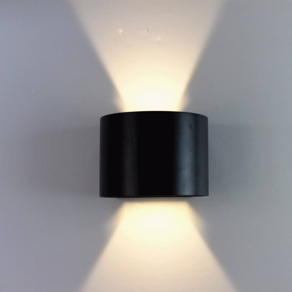 Waterproof semicircle design led wall light 6W outdoor lighting with factory direct price fixtures sconces light lamp sconce