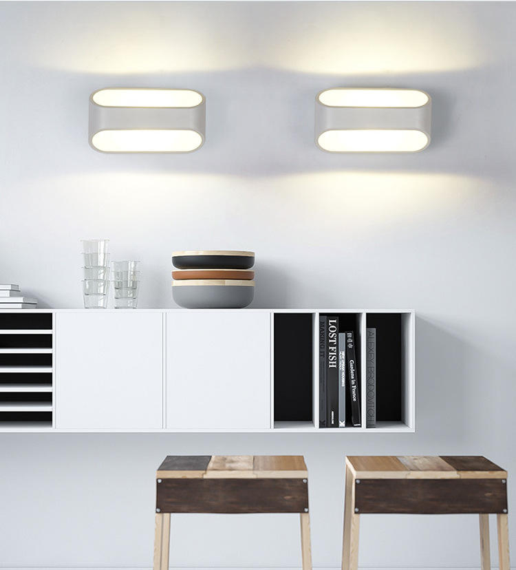 New 5W RGB Wall Lamp Up Down Indoor Wand Lamp LED Background Wall Light for House And Hotel Decoration