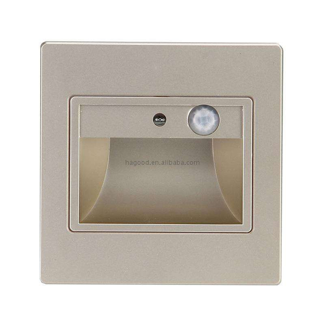 Cheap Factory Price PIR Motion Detector+ Light Sensor LED Recessed Step Light For Stairs Using With Price