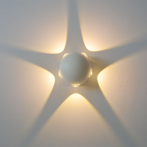 10W Creative Round LED Outdoor Wall Lamp Corridor Five-sided Luminous Wall Lamp