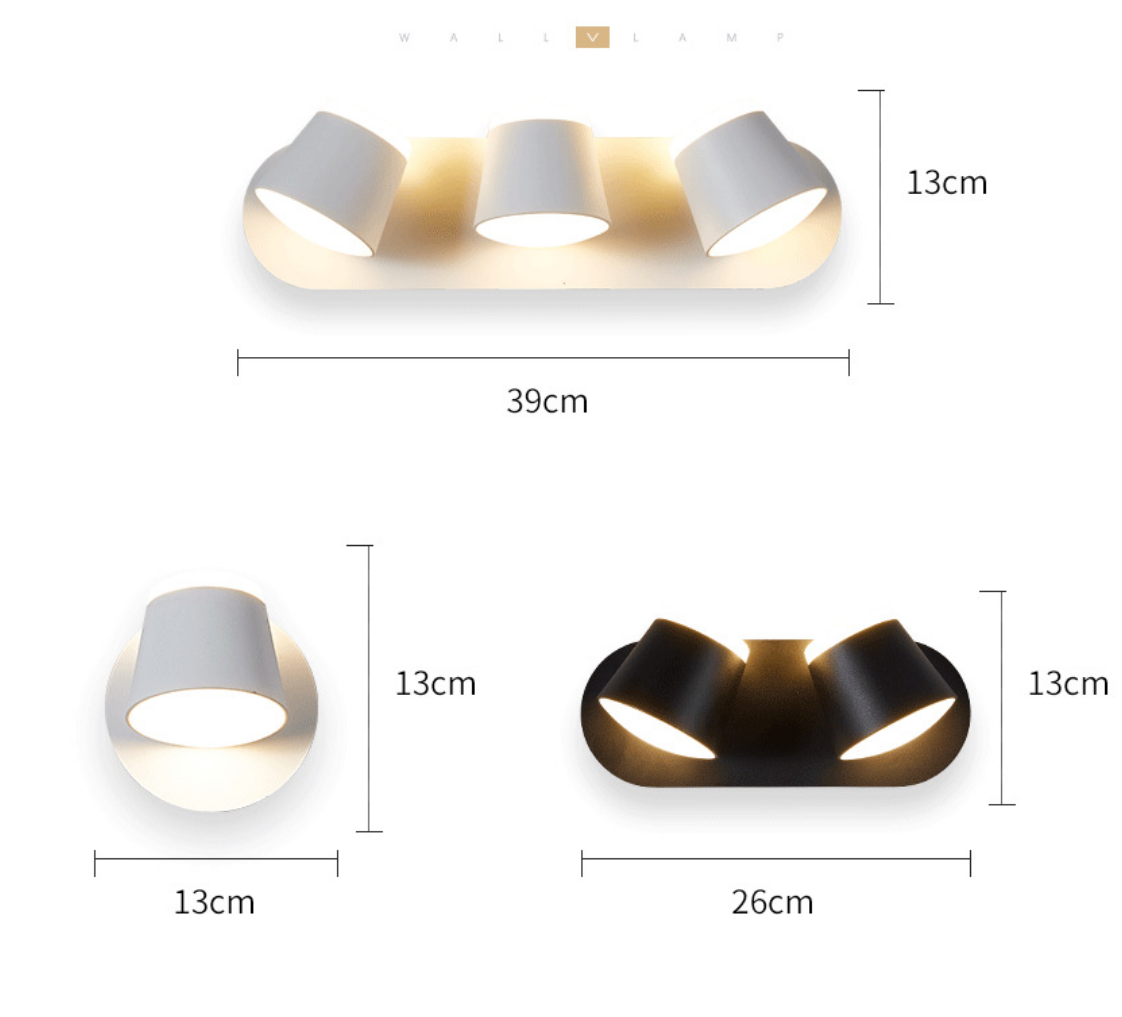 New Fashion Reading Switch Fixtures 2023 New Model Wall Lamp