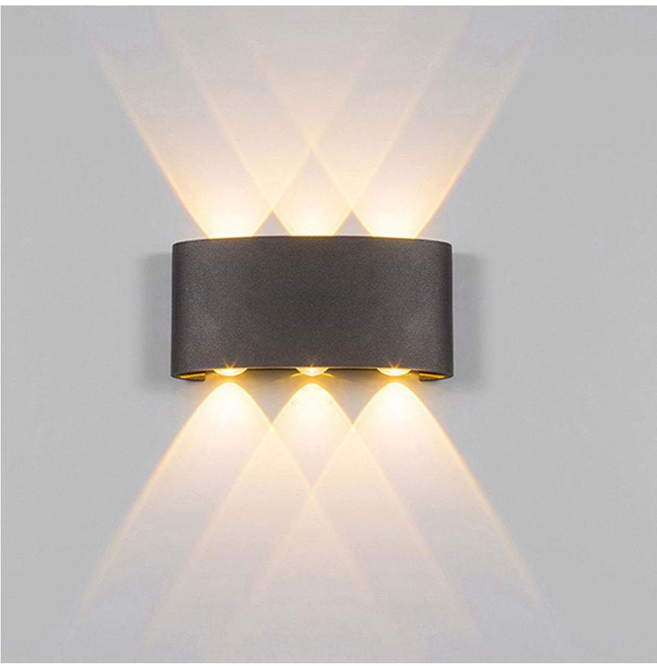 Hagood White 6W Led Wall Sconce Better Waterproof Outdoor Garden Sconce Lighting