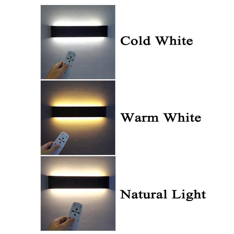 Black Or White Shell Up and Down Lighting Features Smart 2.4G RF Remote Control LED Wandlamp With Lowest Price