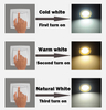 3W 5W 7W 9W 12W 18W SMD5730 Warm/Cold White Combined Color panel + Segmented control LED driver power supply for downlight