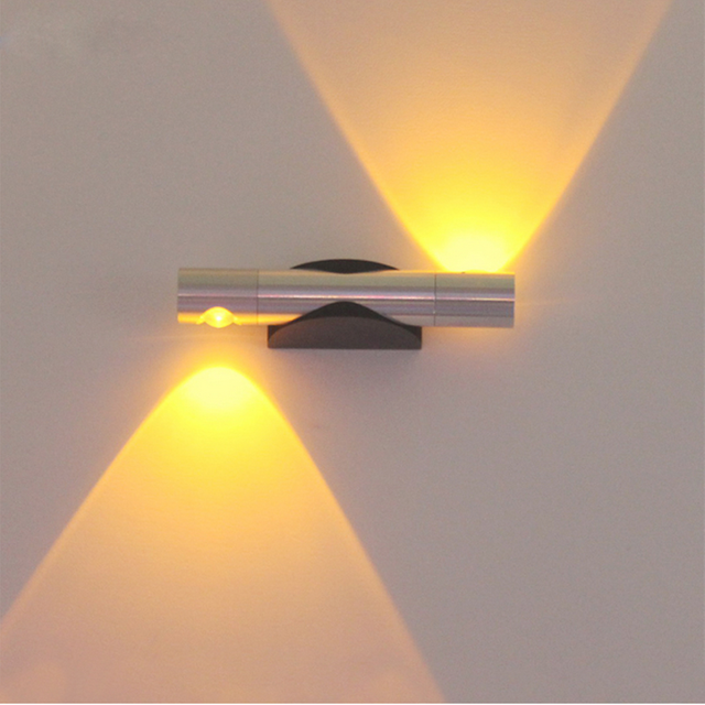 Modern 6W LED Indoor Wall Lamp Aluminum Sconce Home Lighting Bedroom Living Room Aisle Decorate Wall Light AC85-265V Rotate