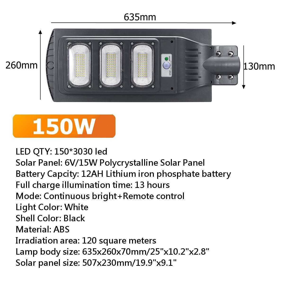 50-300W solar street lamp indoor solar lamp solar power lamps solar powered lamp lamparas solar Integrated all in one solar street light