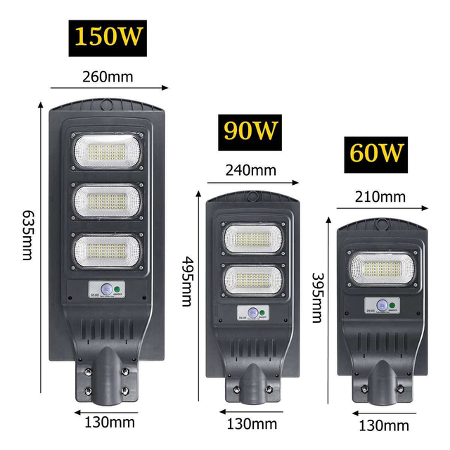 50-300W solar street lamp indoor solar lamp solar power lamps solar powered lamp lamparas solar Integrated all in one solar street light