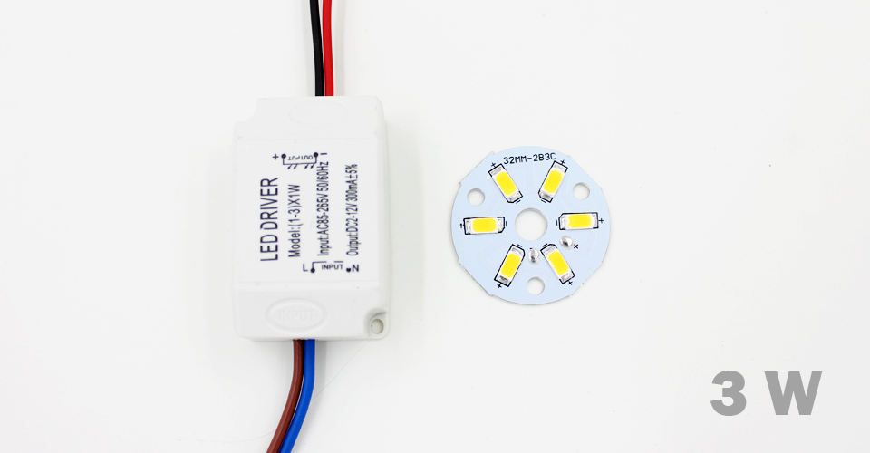 3W 5W 7W 9W 12W 15W 18W 24W SMD5730 Light-emitting diode chip+plastic shell LED driver power supply for LED ceiling light