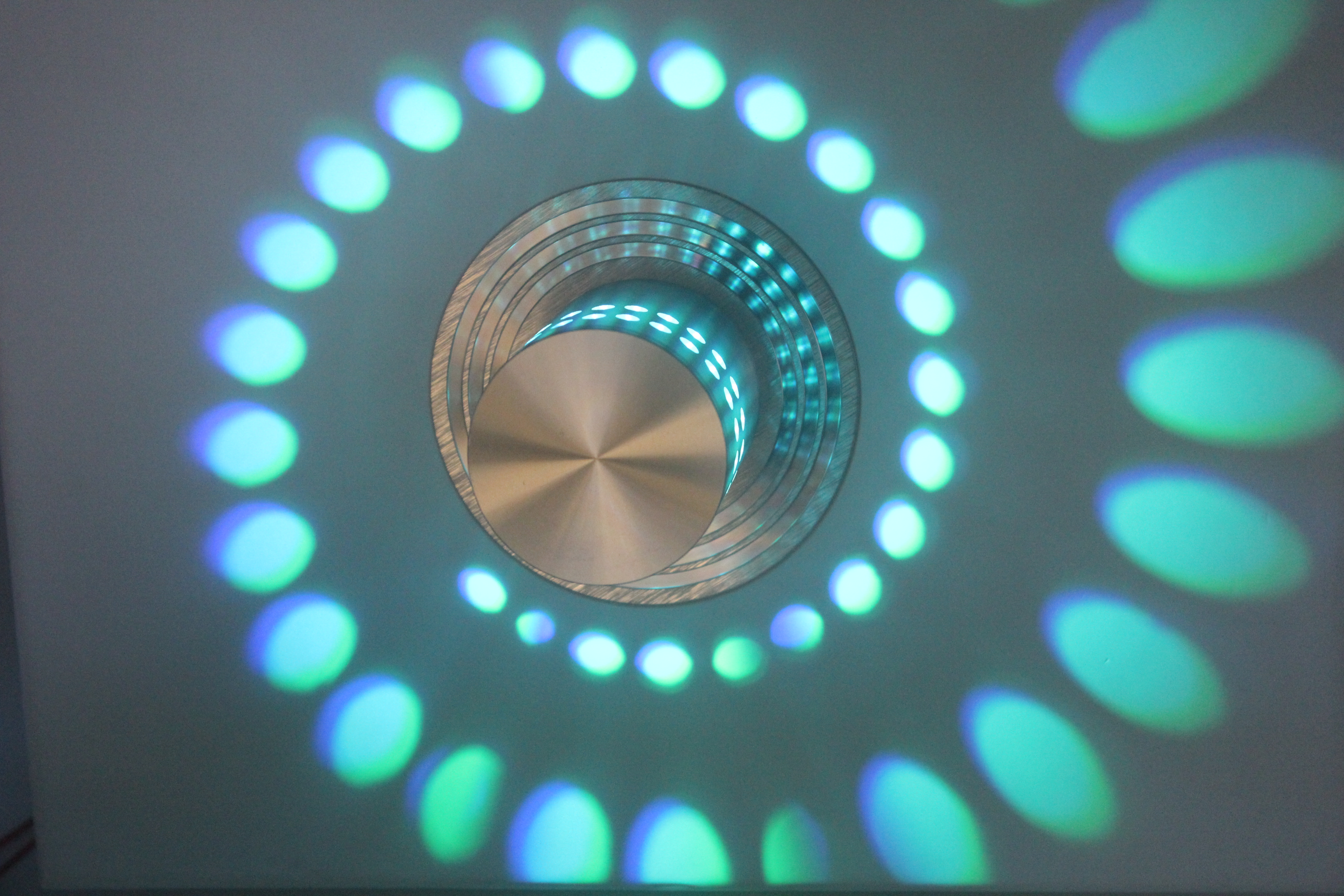 LED Ceiling Porous LED RGB Ceiling Wall Lamp with Remote Controller Indoor Led Stair Wall Light AC85-265 New Year Gift