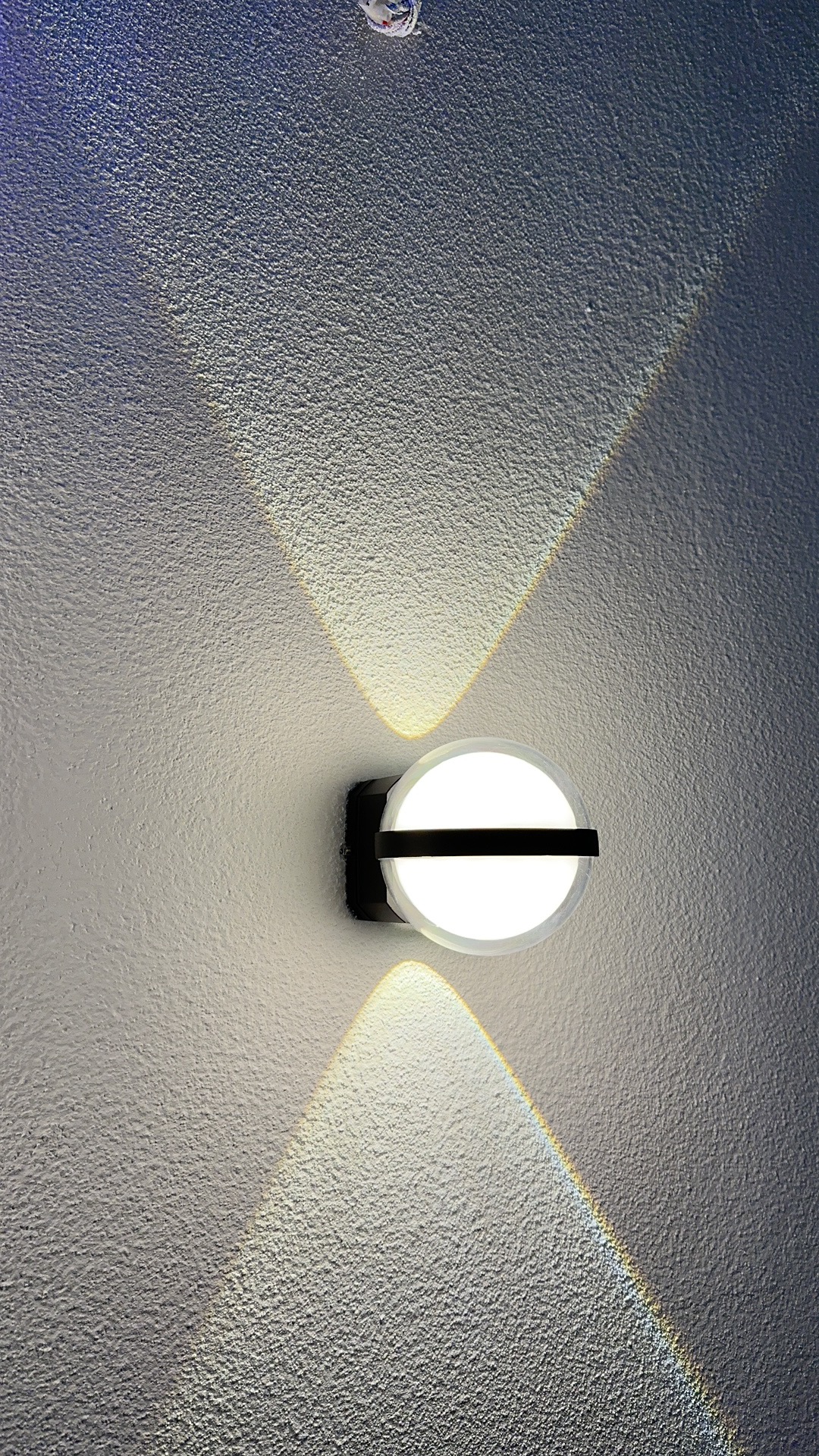 Crystal ball wall lamp