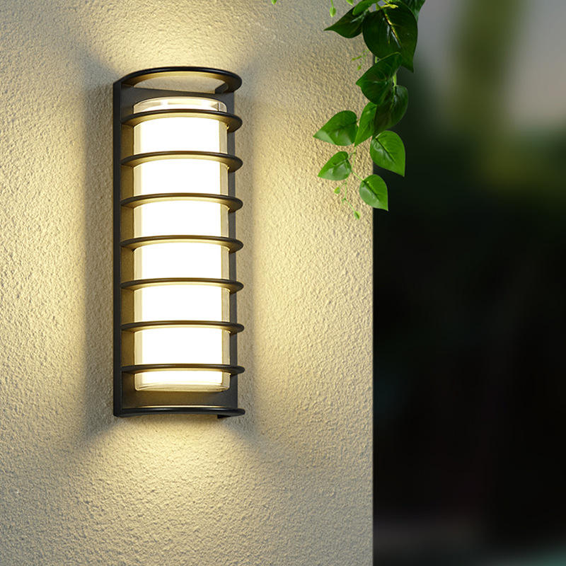 Square Round Outdoor Acrylic LED Wall Light Villa Courtyard Exterior Wall Lamp Staircase Aisle Corridor Lamp Balcony Wall Lamps