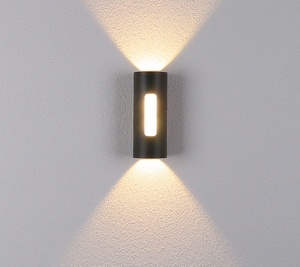 Black White Decoration Applique Murale Led Square Round Up And Down Light Ip65 Waterproof Beside Led Cylinder Light Wall Lamp