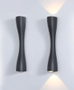 Groothandel Mode Decorate Indoor Zwart Goud Aluminium Acryl Ijzer Woonkamer LED Moderne Wandlamp