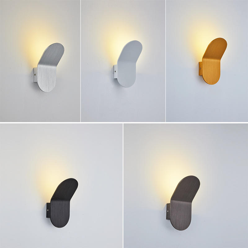 Art Deco Moderne Muur Led Light Up Down Binnenverlichting Aluminium Wandkandelaar Rgb Led Wandlampen met Afstandsbediening Wandl