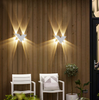 LED Wall Sconce V shape Outdoor Creative Light Waterproof Patio Modern LED Lamp Fixture For Home Professional cozy fixtures HOT