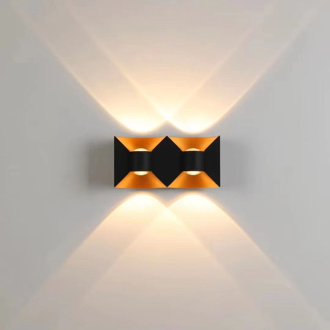 IP65 LED Wall Light Aluminum RGB Outdoor Waterproof Garden Fence Indoor Fashion Wall Lamp For Bedroom Bedside Living Room Stairs