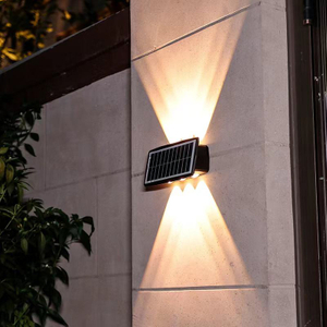 New Solar Wall Light Outdoor Waterproof LED Wall Lights for Courtyard Street Landscape Garden Decor Lamp Solar Outdoor Wall Lamp