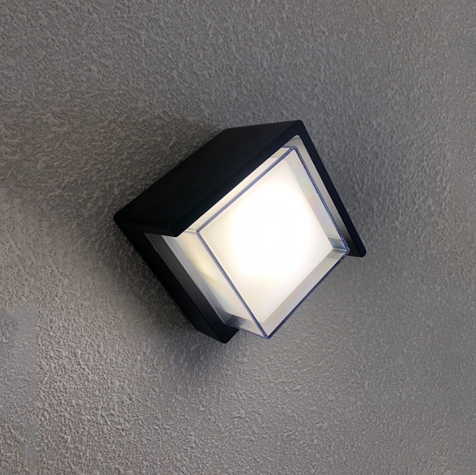 Decorative led lamp Acrylic square wall lighting indoor waterproof wall lamp with Aluminum outdoor nightlight