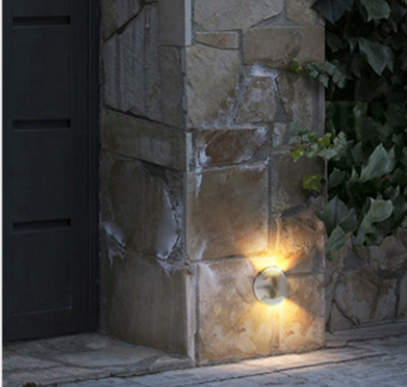 LED light transmitting buried lamp 1W outdoor rain proof embedded garden courtyard step side lighting ground floor lamp