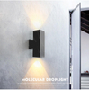 Customized Sconce Wall Lamp Modern IP65 Waterproof Aluminium Outdoor Light LED Up And Down Wall Light Made in China