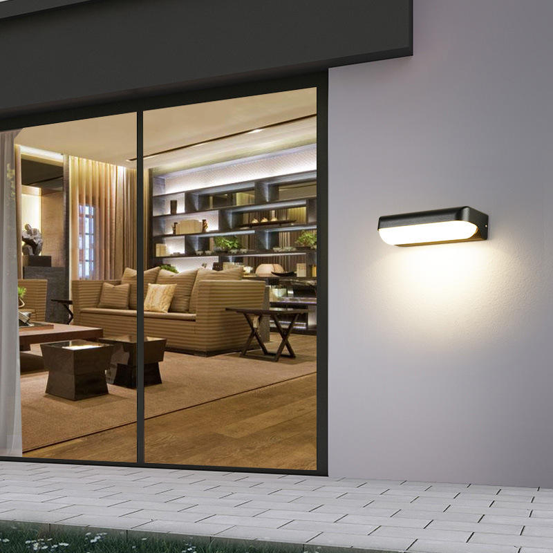 Acryl Moderne Minimalistische LED-Wandlamp Waterdicht IP65 Indoor Outdoor Voor AC85-265V Tuinstraatverlichting Balcony Sconces