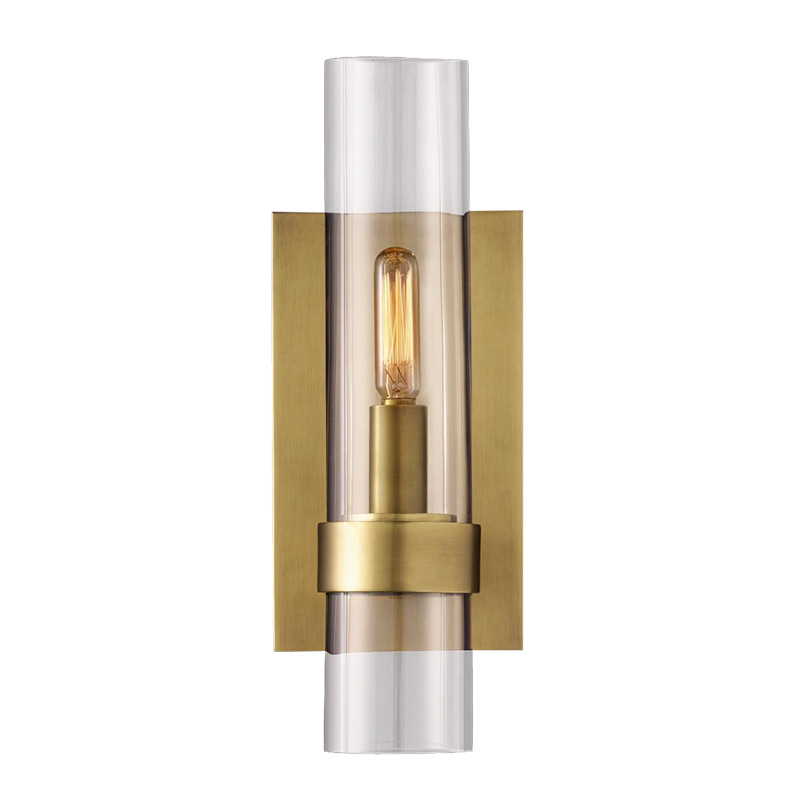 Post modern designer American simple wall lamp Candle model Nordic personality bedroom bedside living room background wall lamp