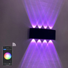 Smart home WiFi APP Controlled 85-265V RGBW IP65 aluminum waterproof led garden lamp smart led outdoor up and down wall light