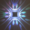 2023 High Quality RGB Led Lamp Four-sided Butterfly Wall Lamp And Indoor Nightlight with Factory Price
