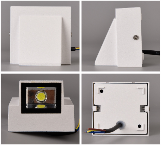 5W Nordic Lampada AC85-265 Waterproof IP65 Wall-Mounted LED Wall Lamp Aluminum Landscape Lighting Exterior Wall Light Decorate