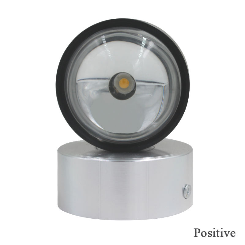 2W 6W Indoor Crystal Light Up And Down Wall Lamp RGB Wall Lamp Round Wall Lamp Glass Wall Lamp