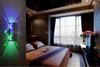 Fokison (Electronic Components) Light Fixture Colorful Lamp Square Led Wall Sconce For led home bar lights