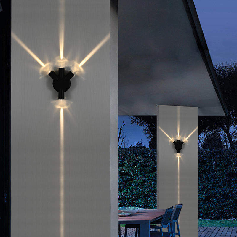 Modern Simple Creative Outdoor Waterproof Wall Lamp LED Courtyard Lamps Gate Lamp Terrace Balcony Wall Light