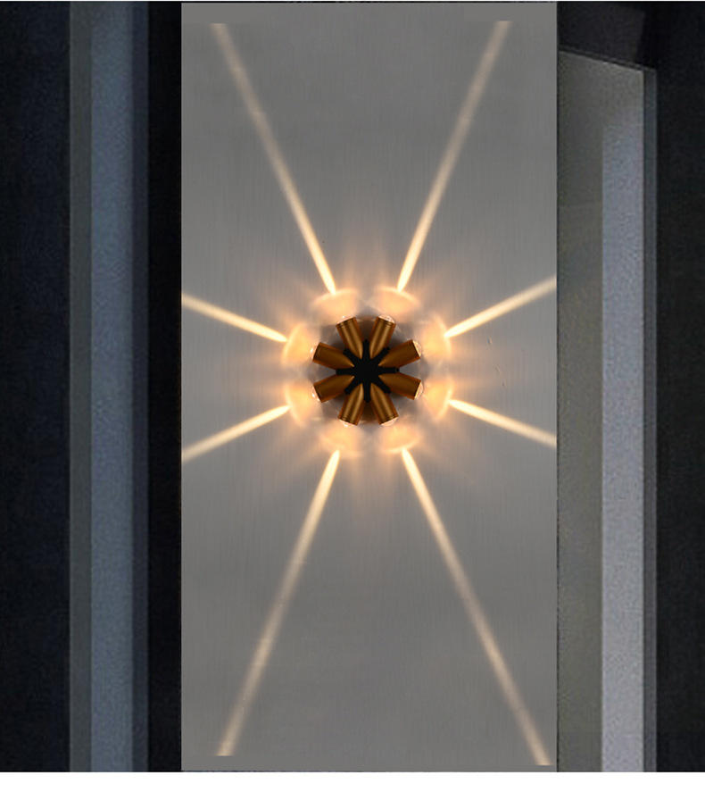 Modern Simple Creative Outdoor Waterproof Wall Lamp LED Courtyard Lamps Gate Lamp Terrace Balcony Wall Light