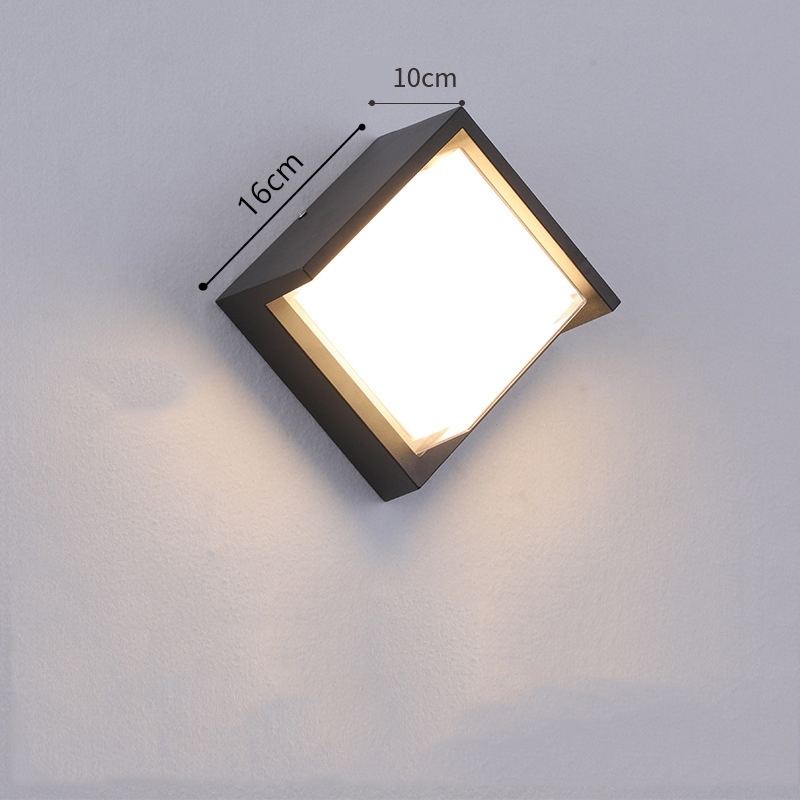 Minimalism Style Tuya Smart WiFi LED Wall Lamp RGBW Outdoor Indoor APP Waterproof Sconce Dimmable Garden Light