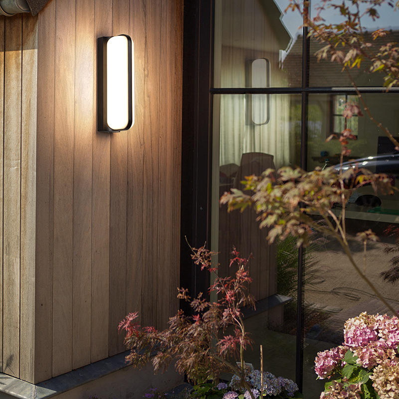 Enkelzijdig dubbelzijdig lichtgevende outdoor waterdichte tuin outdoor winkel deur licht deur voordeur hoofd LED balkon wandlamp