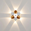 Modern Black Waterproof Wall Mount Light Aluminum Wall Sconce 2 Light Outdoor Wall Light Decoration for Garden Up And Down