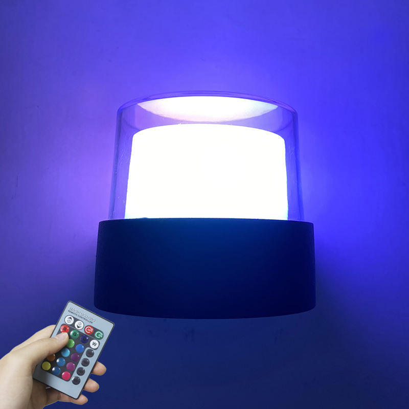 Decorative Led Lamp Acrylic Round Waterproof Wall Lamp And Outdoor Nightlight
