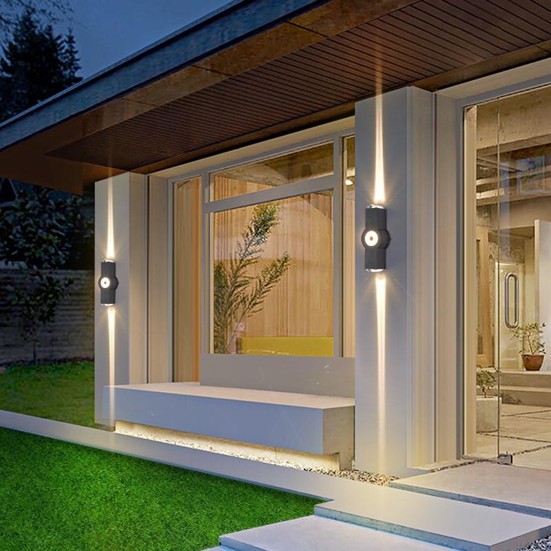 LED 6W/12W Outdoor Waterproof IP65 Wall Light Porch Garden Wall Lamp Indoor Bedroom Living Room Decoration Lighting Lamp