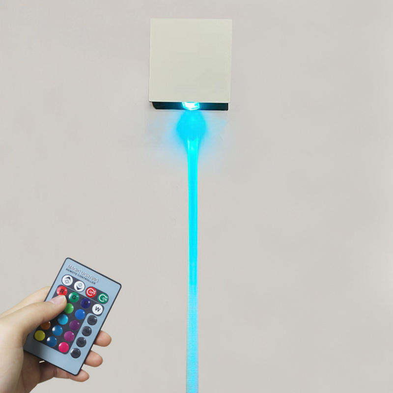 3W RGB LED Sconce Wall Lamp Light Modern Simple For Living Room Dining Room Acrylic Aluminum Body Home Decoration
