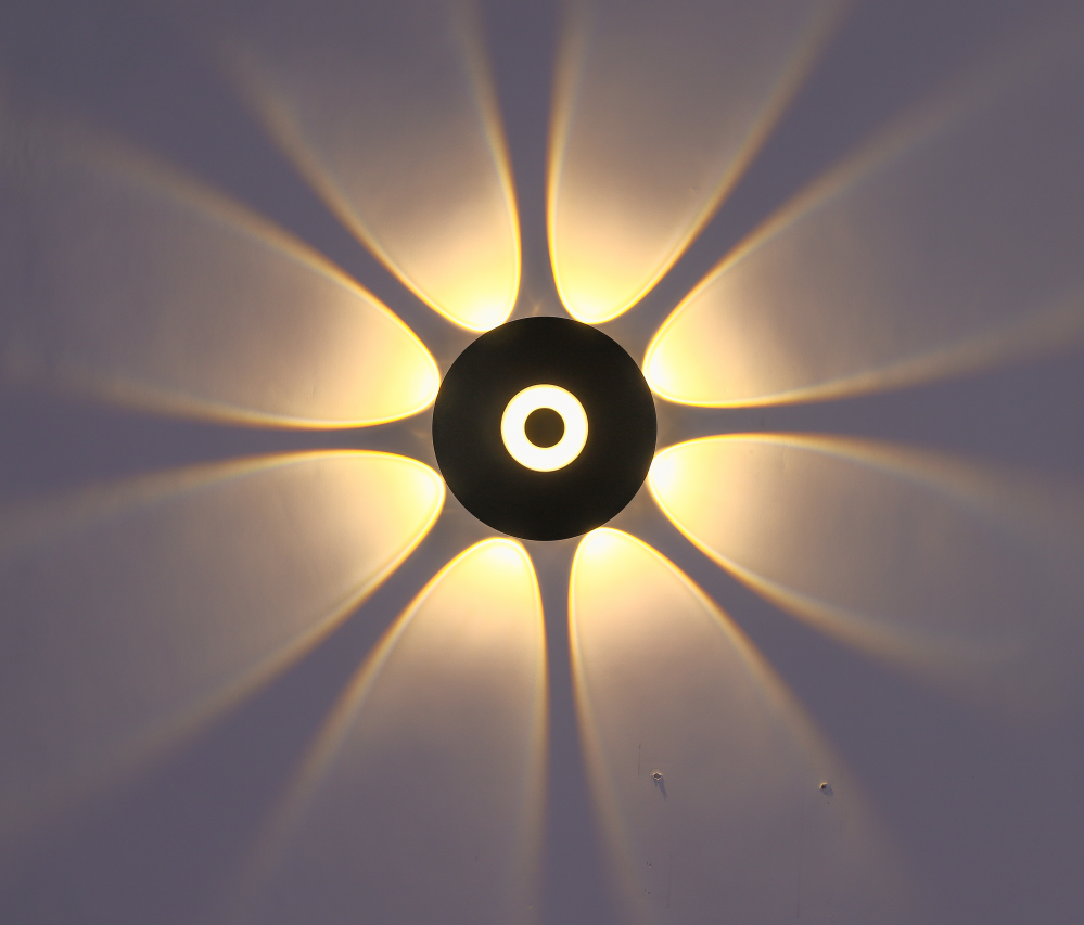Modern LED Wall Light Up Down Lighting Round Sconce Lamp Fixture Mount Indoor Outdoor Home Room Bedroom Hotel Lighting Decoration