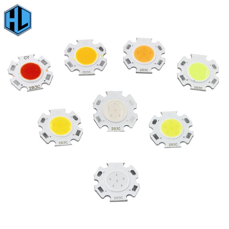 COB Plum Blossom warm white/cold white/red/green/blue/yellow/purple color light COB chip