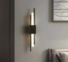 6W Long strip wall lamp living room background wall study bedroom bedside lamp simple modern Nordic light luxury creative grid