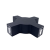 4W 12W LED Outdoor Wall Lamp Cross Star 4 Side Lighting Waterproof IP65 For Garden Decoration Outdoor Light
