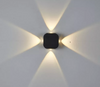 Outdoor Waterproof IP65 4W LED Wall Lamp Aluminum Wall Sconce Garden LED Wall Light