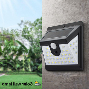 1000lm IP65 Waterproof home led solar light PIR motion sensor Outdoor solar security wall light LED Solar Garden Light