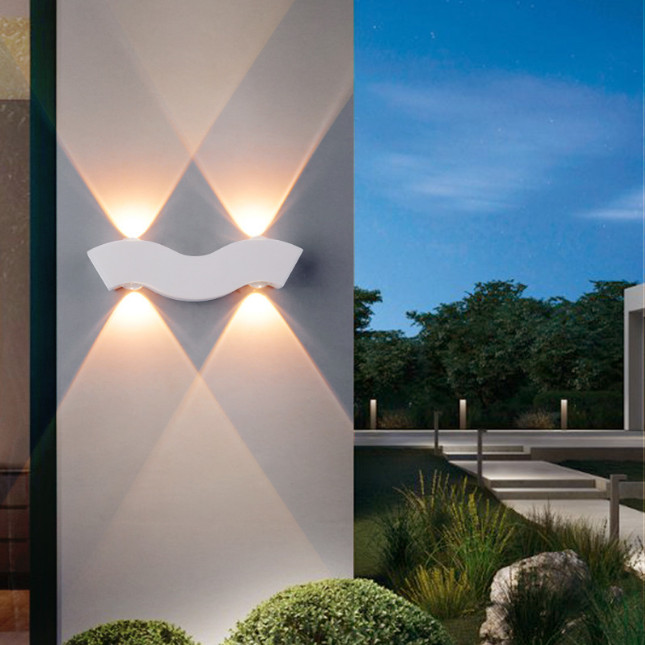 IP65 4W Nordic Waterproof wall lamp simple led living room Background Wall Lamp hotel hall corridor lighting Up and Down light